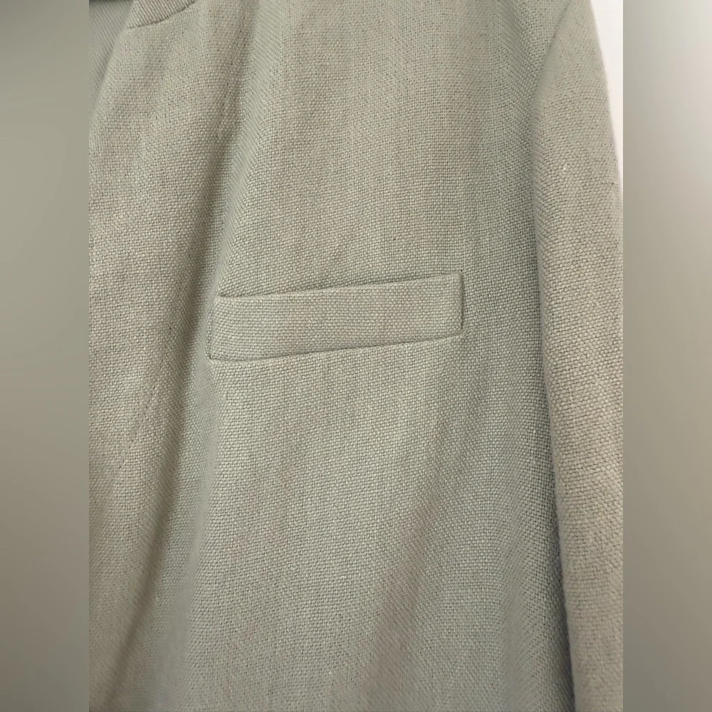 Zara Women's Sage Green Blazer Coat - Picture 6 of 14